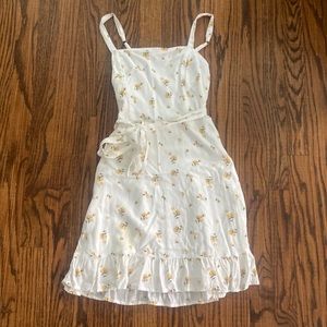 Holister White Floral Mini dress